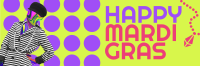 Mardi Gras Fashion Twitter header (cover) Image Preview
