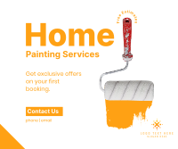Home Paint Service Facebook Post Design