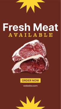 Fresh Meat Facebook Story Design