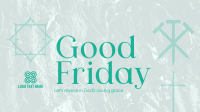 Minimalist Good Friday Greeting  Video Image Preview
