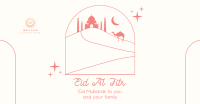 Eid Al Fitr Desert Facebook Ad Design