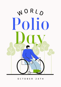 Road to A Polio Free World Poster Design