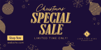 Christmas Holiday Shopping Sale Twitter post Image Preview
