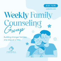Weekly Family Counseling Linkedin Post Image Preview