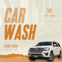 Car Wash Professional Service Instagram Post Design