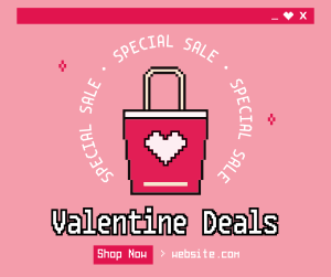 Pixel Shop Valentine Facebook post Image Preview