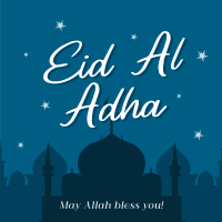 Eid Al Adha Night Instagram post Image Preview