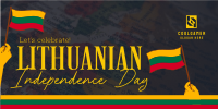 Modern Lithuanian Independence Day Twitter post Image Preview