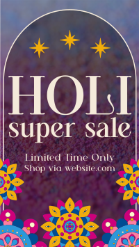 Holi Sale Patterns Instagram Story Design