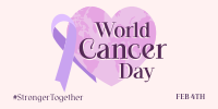 World Cancer Day Heart Twitter post Image Preview