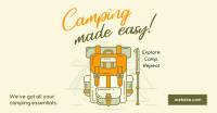 Camping made easy Facebook Ad Design