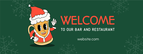 Holiday Beer Time Facebook Cover Design Image Preview
