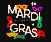 Mardi Gras Parade Mask Facebook post Image Preview