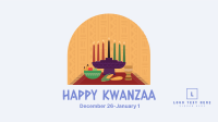 Kwanzaa Window Facebook Event Cover Design