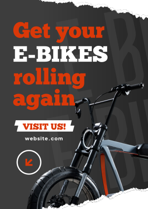 Rolling E-bikes Flyer Image Preview