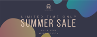 Summer Sale Puddles Facebook Cover Design