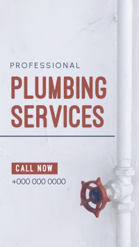 Professional Plumbing Facebook Story Design