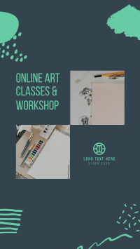 Online Art Classes & Workshop Instagram story Image Preview