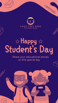 Student's Celebration Facebook Story Design