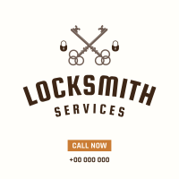 Locksmith Emblem Instagram post Image Preview