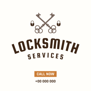 Locksmith Emblem Instagram post Image Preview