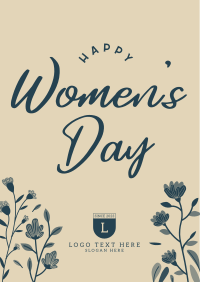 Floral Women's Day Poster Design