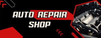 Auto Repair Shop Facebook cover Image Preview