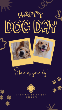 Doggy Photo Book Facebook Story Design