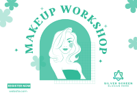 Beauty Workshop Postcard Design