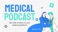 Podcast Medical Facebook Event Cover Design