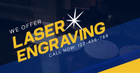 Laser Engraving Service Facebook Ad Design