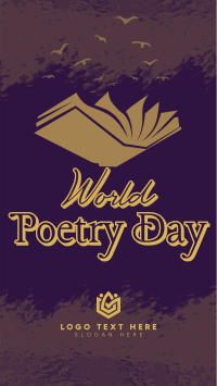 Happy Poetry Day TikTok video Image Preview