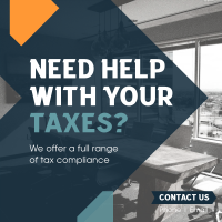 Your Trusted Tax Service Instagram Post Design
