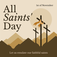 Faithful Saints Instagram Post Design