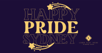 Happy Pride Text Facebook ad Image Preview