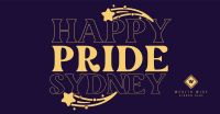 Happy Pride Text Facebook Ad Design