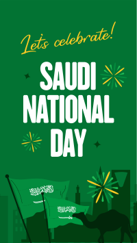 Saudi Day Celebration Facebook Story Design