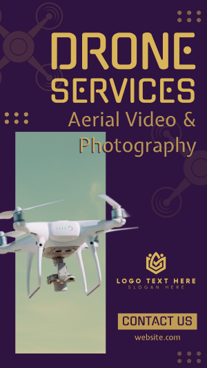 Drone Aerial Camera Facebook story Image Preview