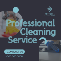 Spotless Cleaning Service Instagram Post Design