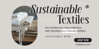 Sustainable Textiles Collection Twitter post Image Preview