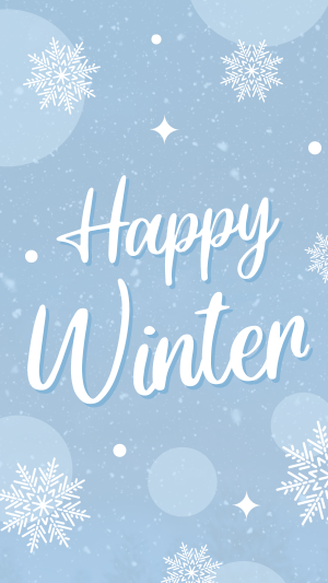 Simple Winterly Greeting Instagram reel Image Preview