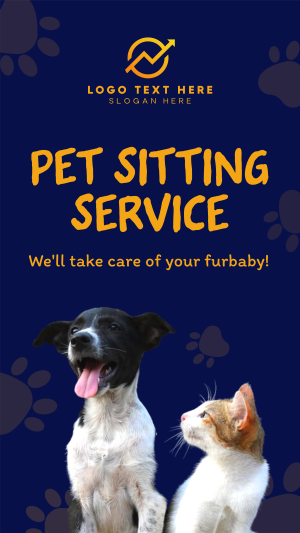 Pet Sitting Service Facebook story Image Preview