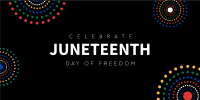 Colorful Juneteenth Twitter post Image Preview
