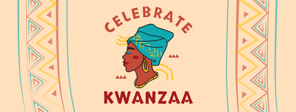 Kwanzaa African Woman Facebook Cover Design Image Preview