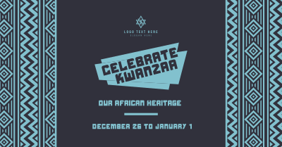 Celebrate Kwanzaa Heritage Facebook ad Image Preview