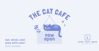 Cat Cafe Facebook Ad Design