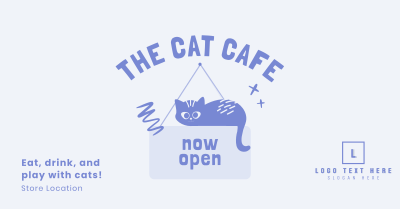 Cat Cafe Facebook ad Image Preview