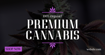 High Quality Cannabis Facebook ad Image Preview