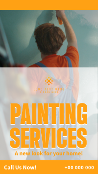 Painting Services Instagram story Image Preview
