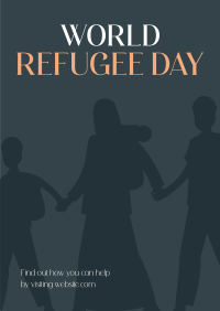 Helping Refugee Poster Design